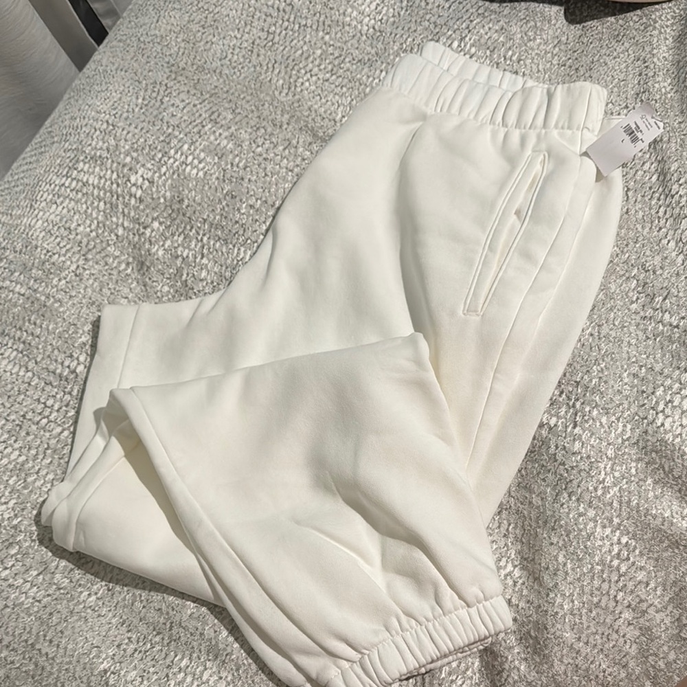 White Jogger Pants